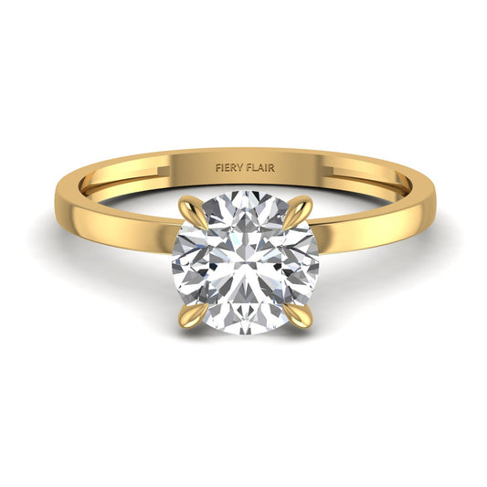 2CT Diamond Solitaire Ring