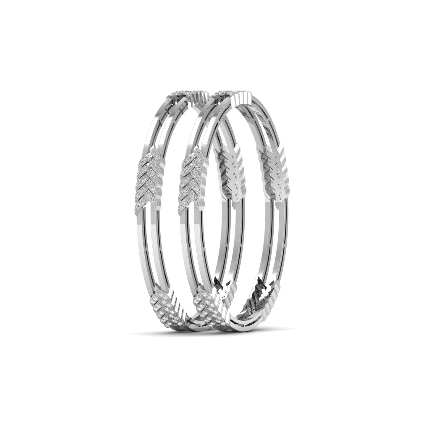 Silver Charm Bangle