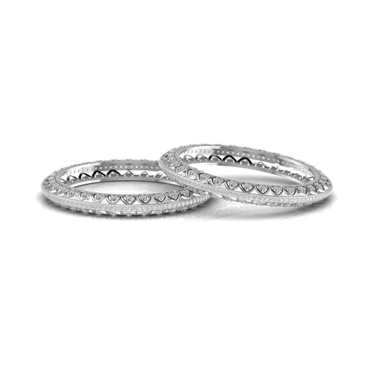 Fashionable Silver Bangle