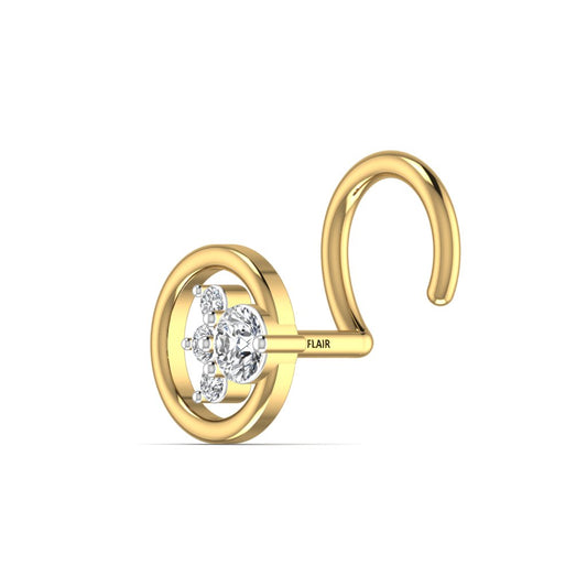 0.09CT Round Diamond Nose Pin