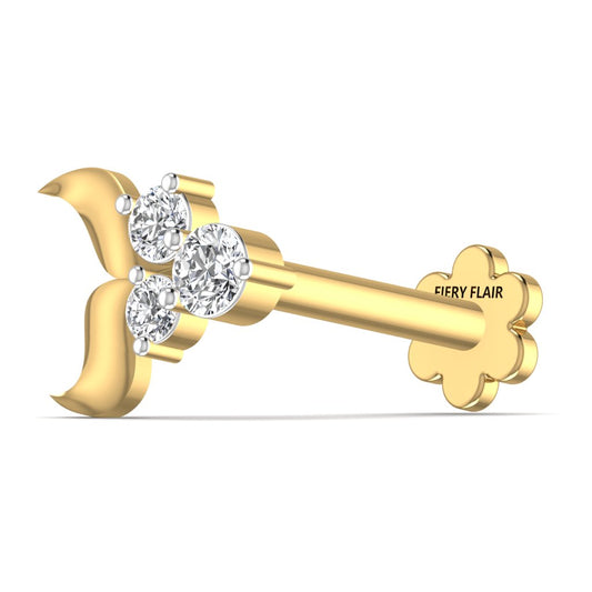 0.09CT Luxurious Diamond Nose Pin