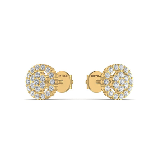 Sparkle Trendy Diamond Stud Earring