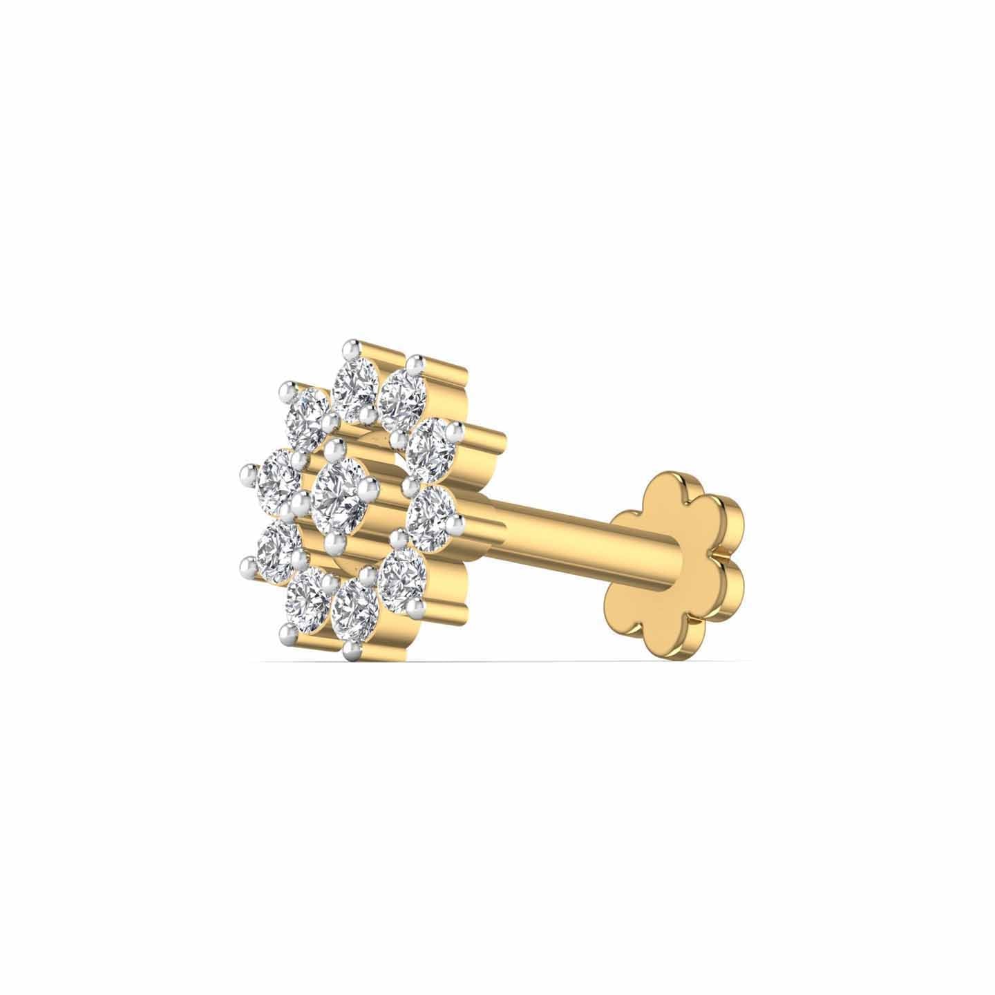 Real Diamond Nose Pin