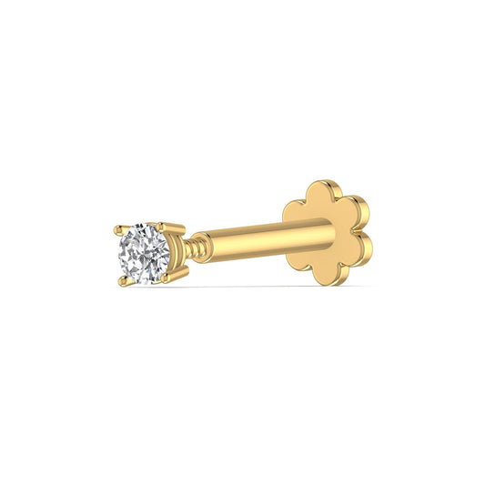 Elegant 0.05CT Diamond Nose Pin