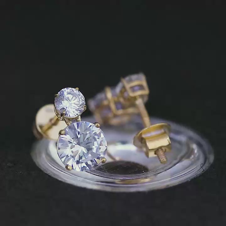 Diamond Drop Earrings