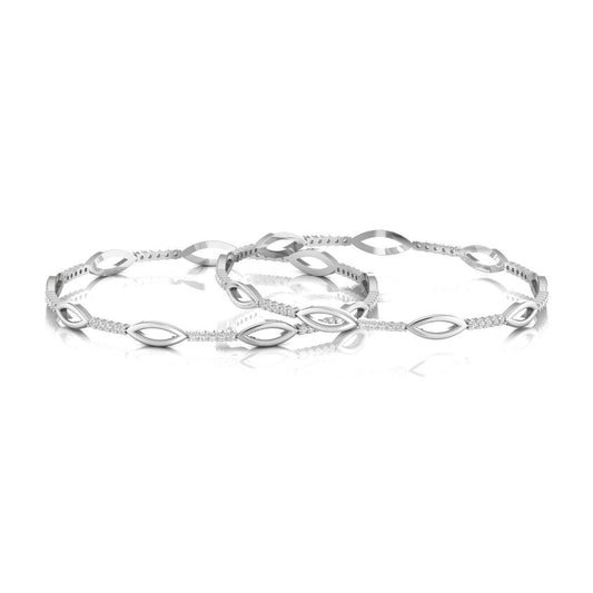 Aesthetic Light Weight Silver Bangle